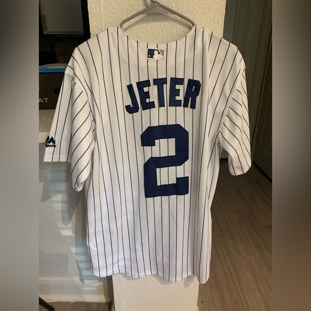 New York Yankees Derek Jeter #2 Pin strip Jersey